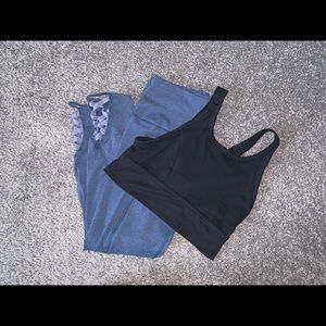 7/8 Leggings & Sports Bra Both M